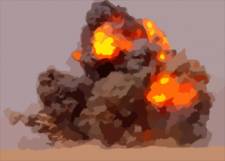 Eod Teams Detonate Expired Ordnance In The Kuwaiti Desert, courtesy of Clcker.com at http://www.clker.com/search/explosion/1