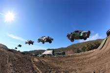 Jonny Greaves jumps 301 feet to claim 2WD truck record