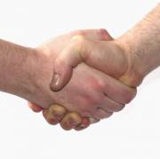 Handshake, by Tobias Wolker, multiple licenses at http://commons.wikimedia.org/wiki/File:Handshake_%28Workshop_Cologne_%2706%29.jpeg