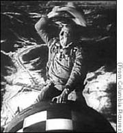 Slim Pickens, riding The Bomb all the way down in Stanley Kubrick's Doctor Strangelove (1964)