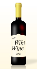 Wiki Wine Bottle, courtesy Nevit Dilmen/Wikimedia Commons